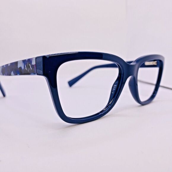Armani Exchange Authentic Eyeglasses AX 3036 8193 53 [] 17 140 MM Blue - Picture 1 of 8